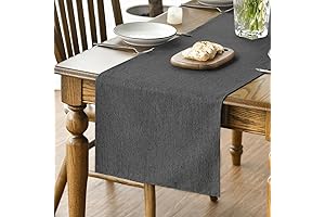Artoid Mode Dark Grey Washable Table Runner