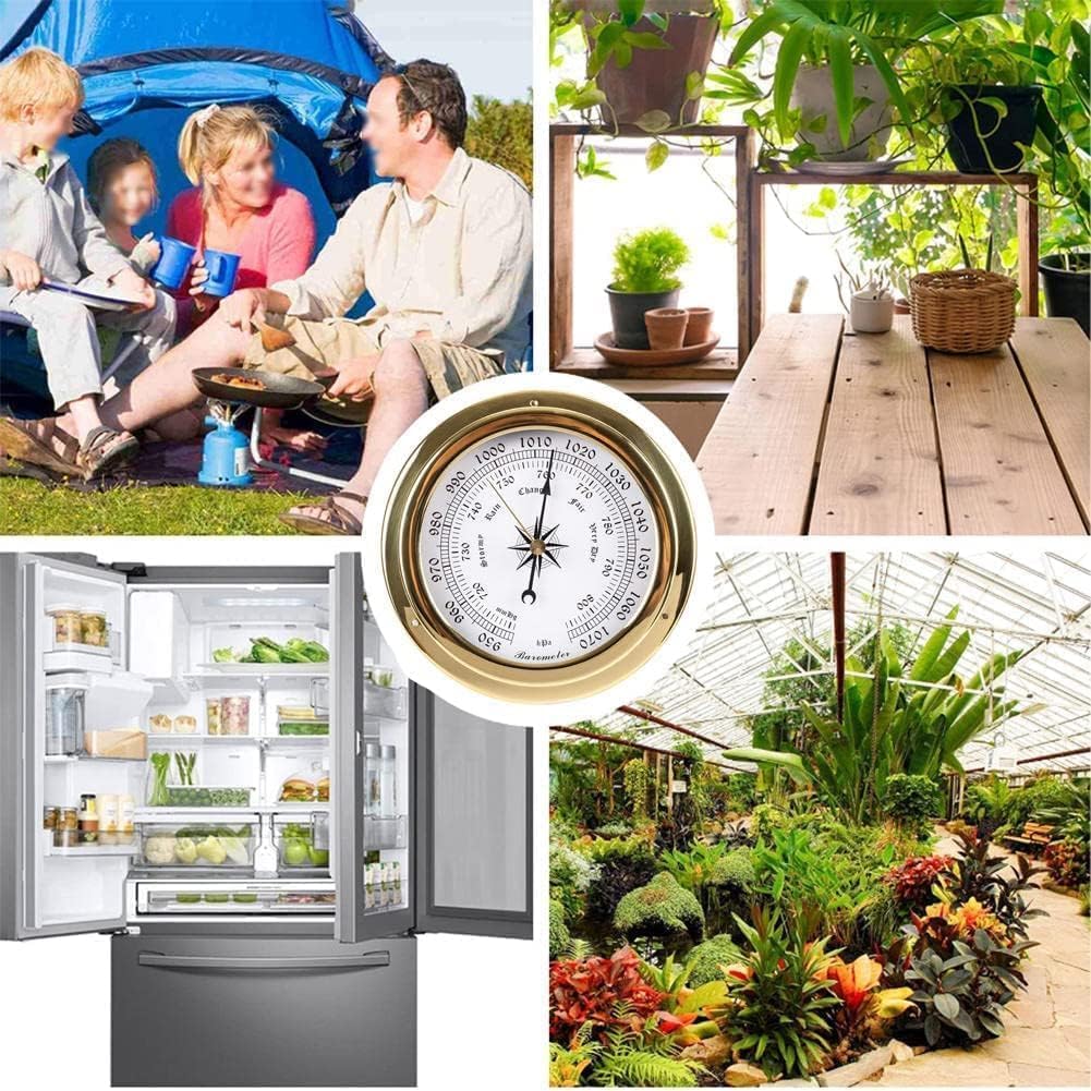 Barometer,Traditional Weather Station Traditional Weather Station Traditional Barometer 145mm Wall-Mounted Barometers for The Home Wall Barometer