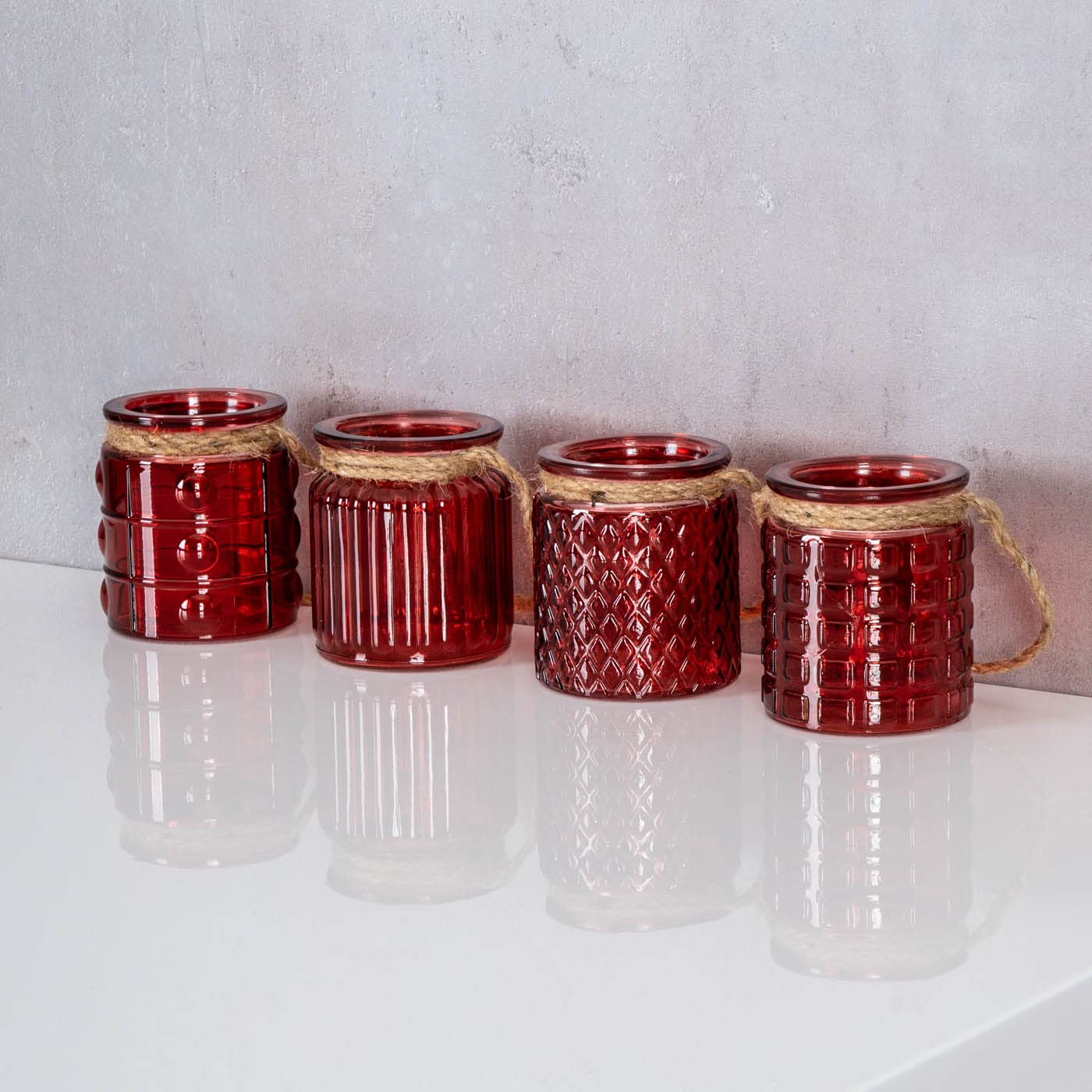 Theelichtglazen, 10 stuks kandelaars glas (diameter 4,5 cm x hoogte 6 cm) windlicht glas, theelichthouder glas transparant theelicht glazen, kerstkaarsen decoratie kaarsglazen tafeldecoratie