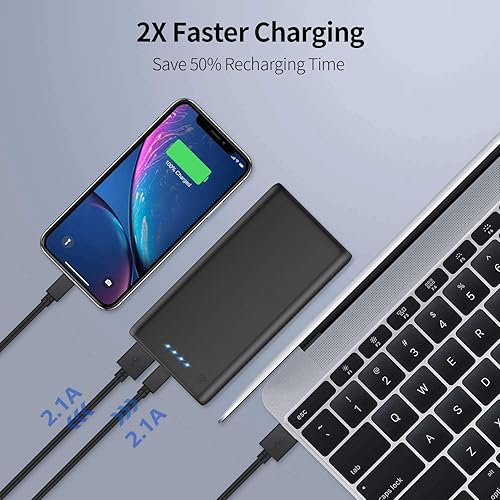 Miniatura 5 de Cargador de batería portátil de 26,800mAh, batería externa segura de gran capacidad para celular, compacta, con celdas de alto rendimiento y