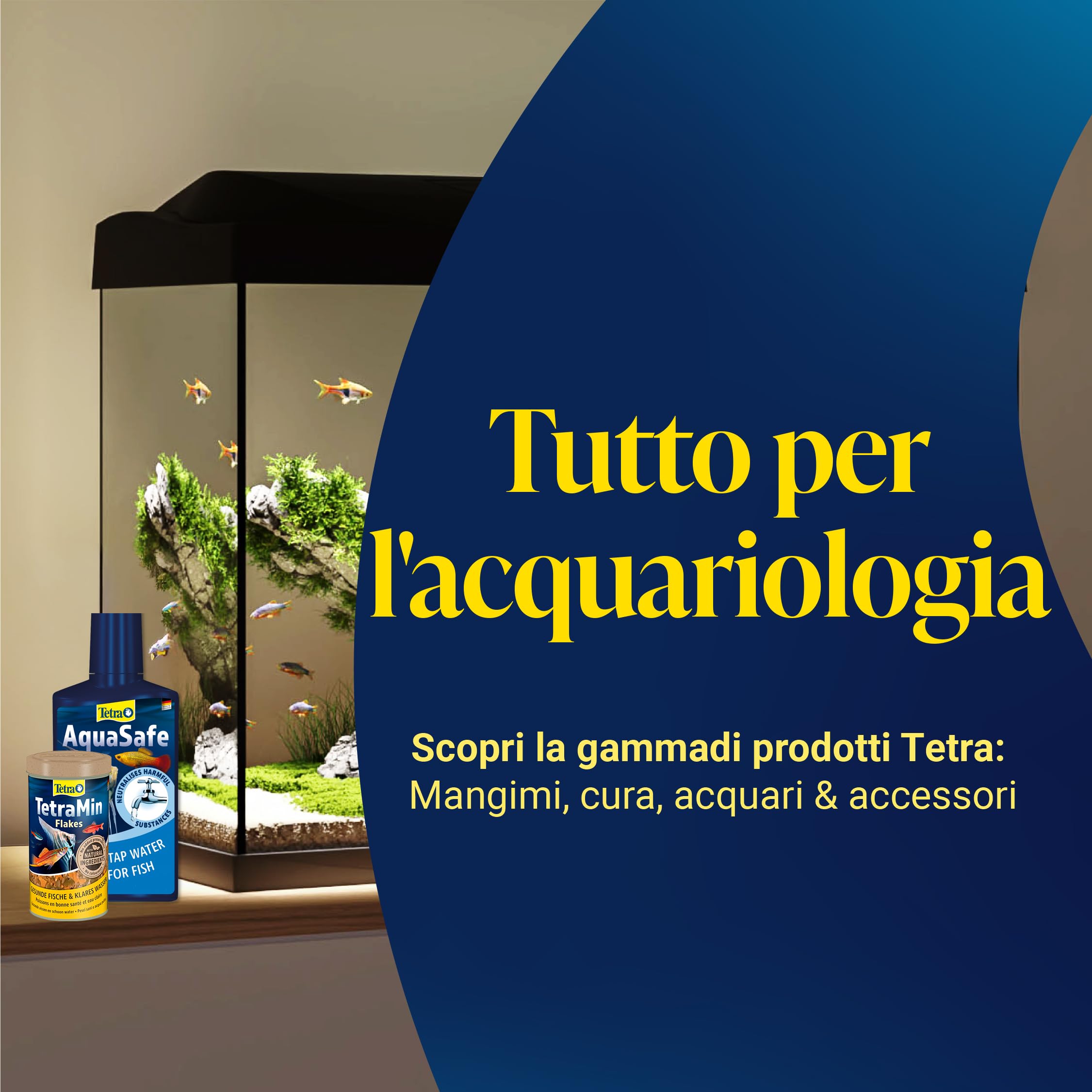 Tetra Test 7in1 - Test dell'acqua per acquari, controllo rapido e semplice della qualità dell'acqua, 1 confezione (50 strisce reattive)