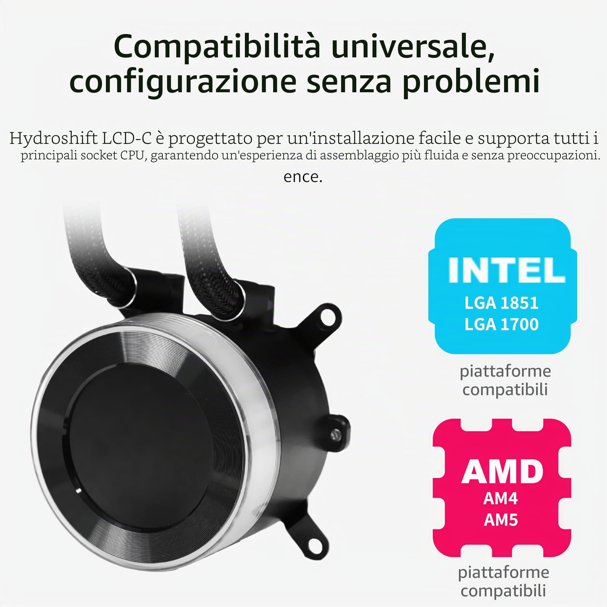Lian Li Hydroshift Ii LcD-C 360cl Argb Aio Wasserk?hlung - Wei? (ghs2lcd36rw)