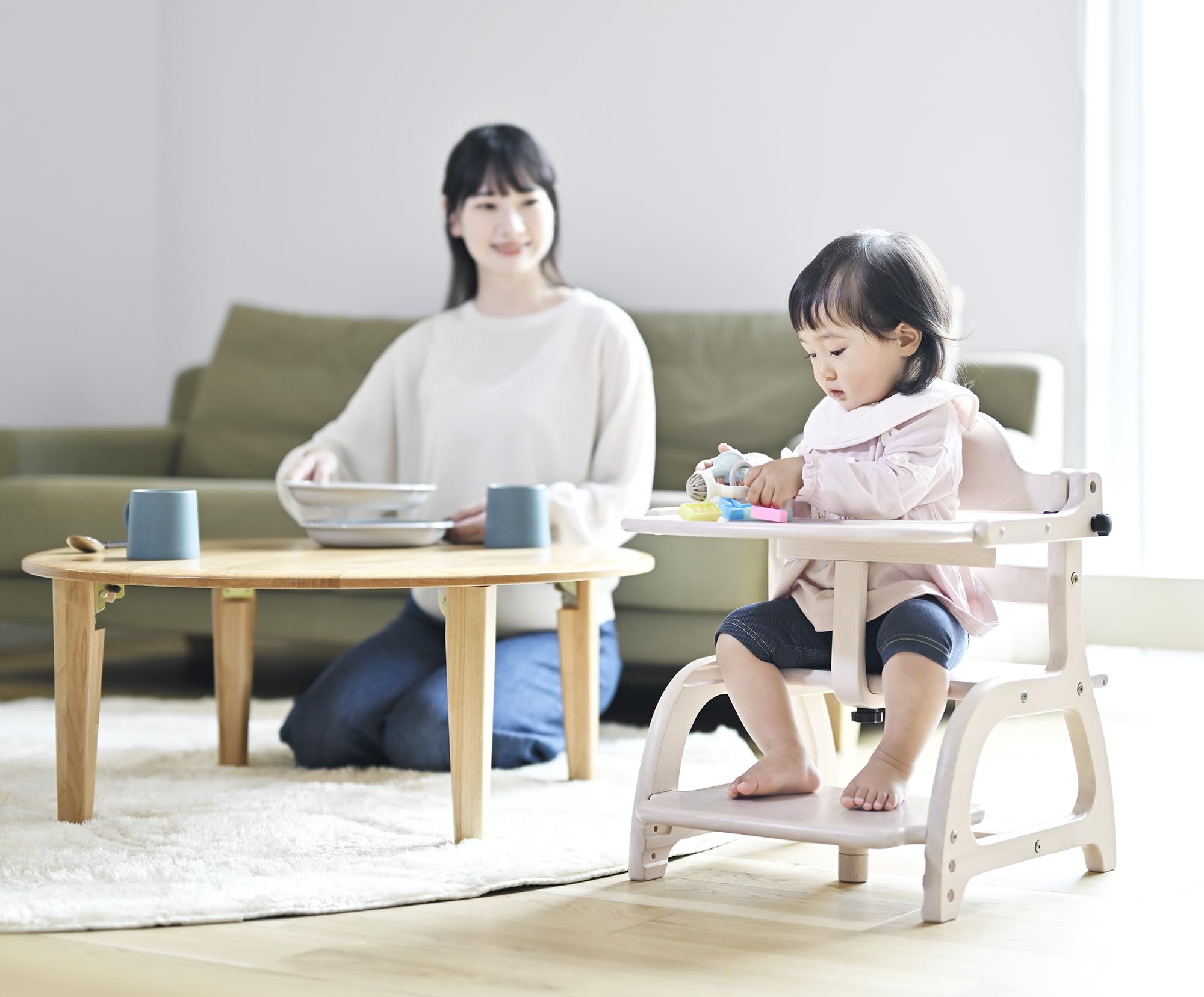 Amazon | yamatoya すくすくローチェア3 生後7ヶ月～5歳 ローチェア