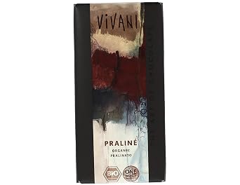VIVANI Organic Praline Chocolate Bar, 100 GR