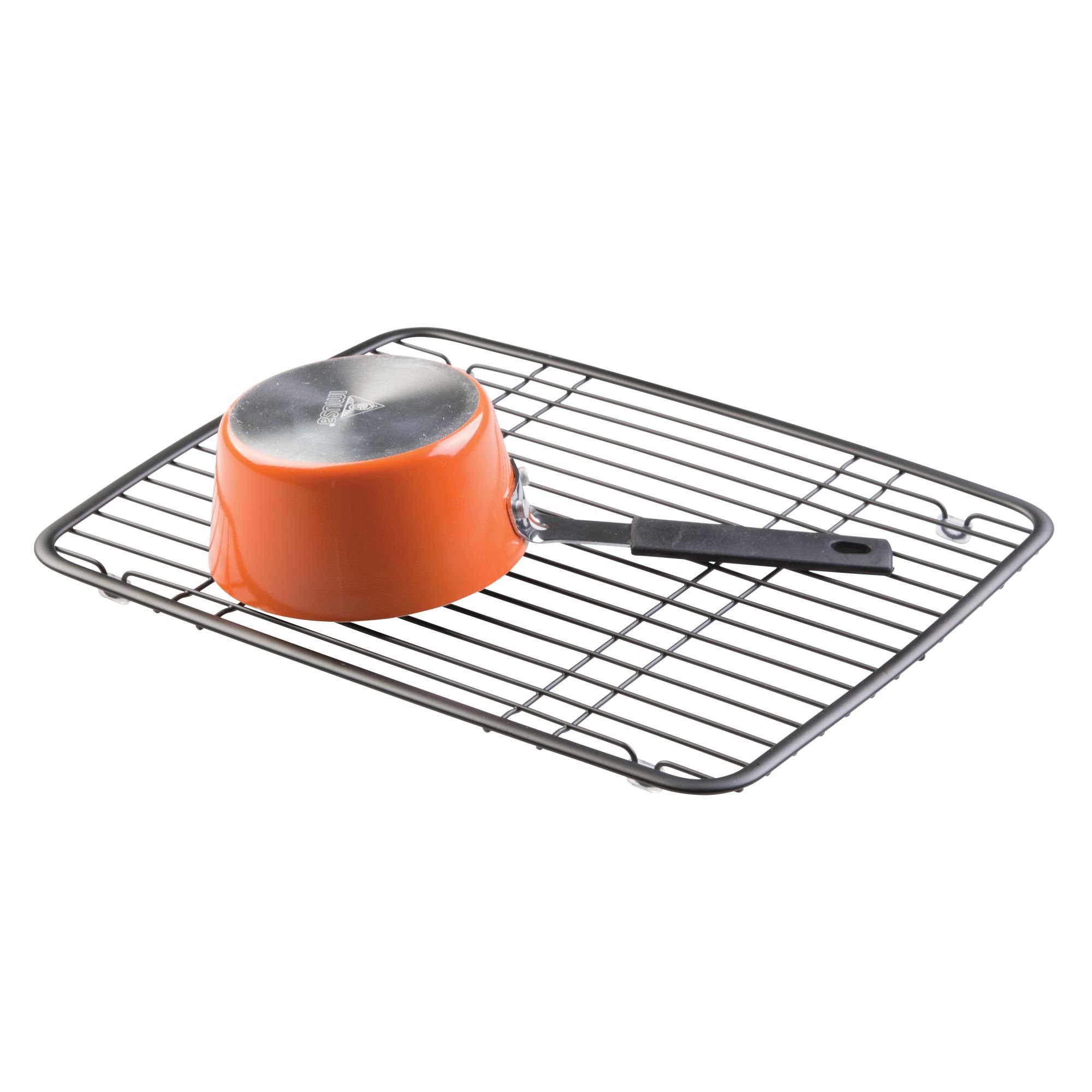 Amazon.com: iDesign Axis Kitchen Sink Protector Grid - Pearl Black  Matte,Small : Tools & Home Improvement