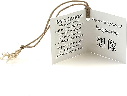 Miniatura 8 de Dragón de Buda meditador con esfera zen piedra sólida y duradera. Perfecto para el hogar, jardín o regalo. Sellado para uso en exteriores. Hecho a