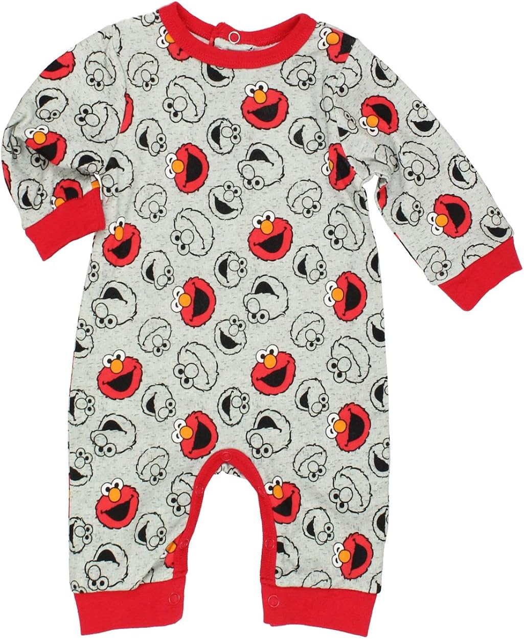 Sesame Street Elmo Baby Boys Coverall Romper (03 Months