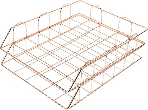 ABOOFAN 2 carpetas de escritorio de oficina, soporte para carpetas de archivos, cesta de archivos, soporte de carpeta de escritorio para escritorio,