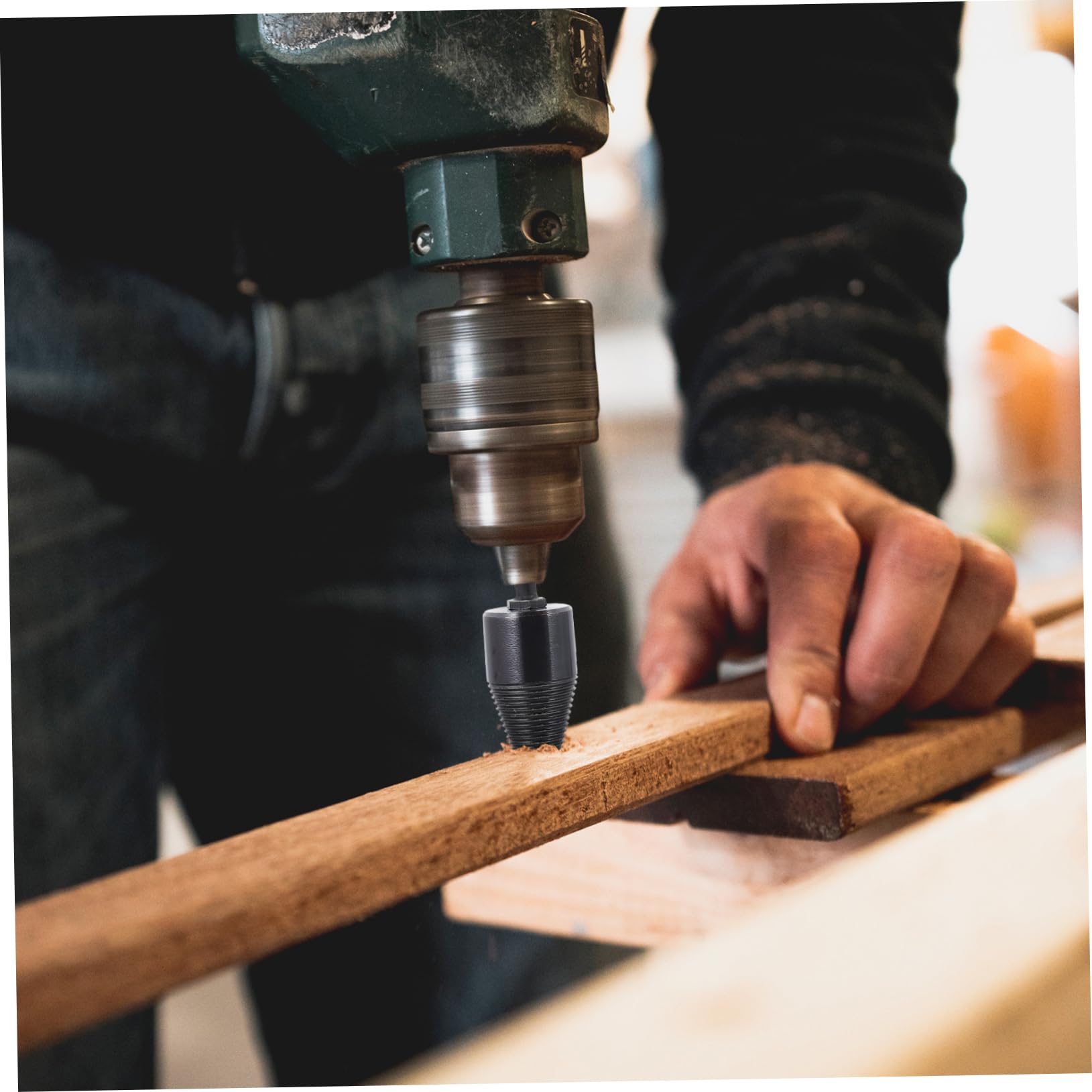 VANZACK Set Di Punte Coniche Per Trapano Punte Per Spaccare La Legna Punte Per Spaccare La Legna Da Ardere Utensili Per La Lavorazione Del Legno