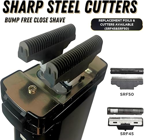 Miniatura 4 de Supreme Trimmer T-Fader - Afeitadora de láminas  Maquinilla de afeitar eléctrica USB-C de 120 minutos de tiempo de funcionamiento  Afeitadora