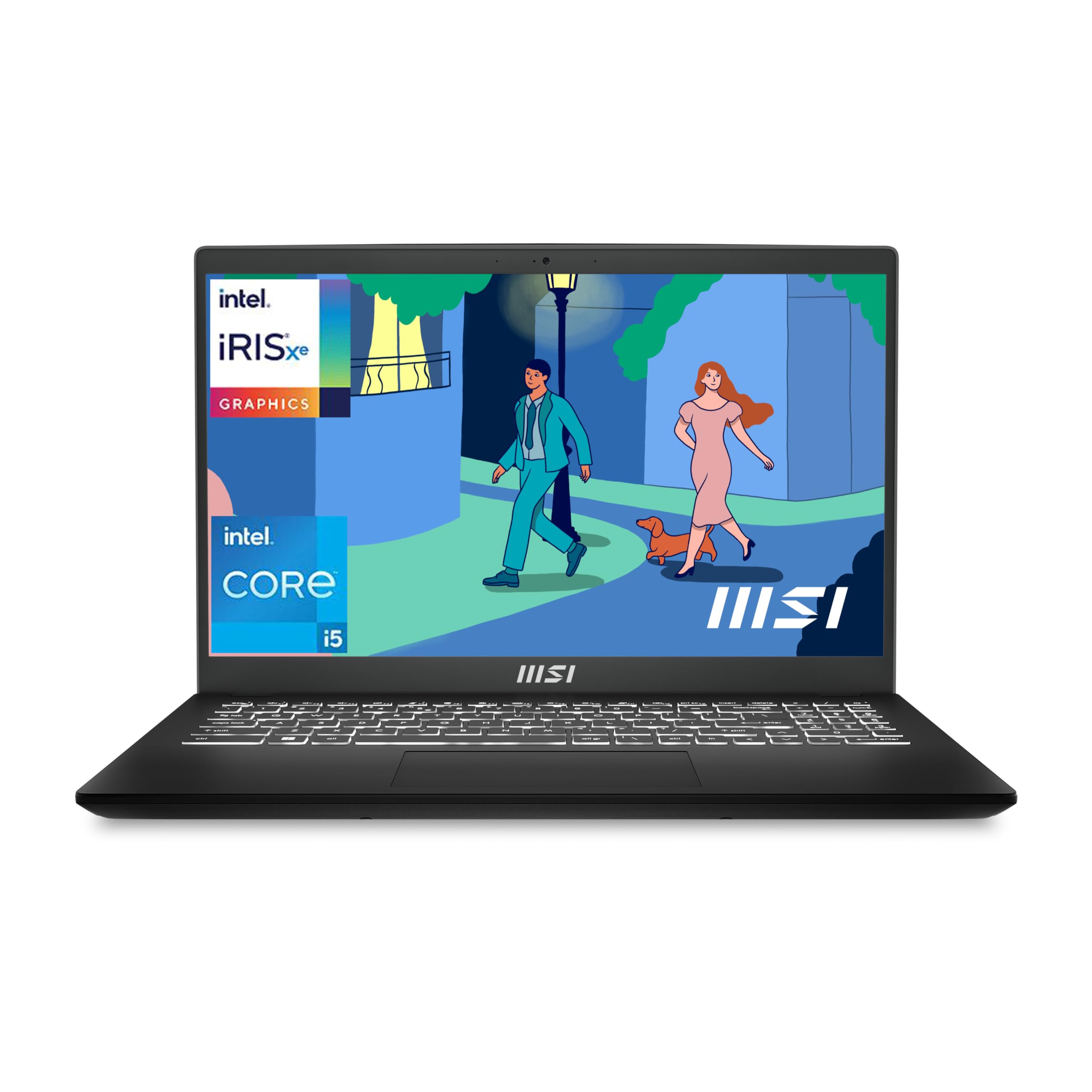 MSI Modern 15, Intel 12th Gen. i3-1215U, 38CM FHD 60Hz Laptop(8GB