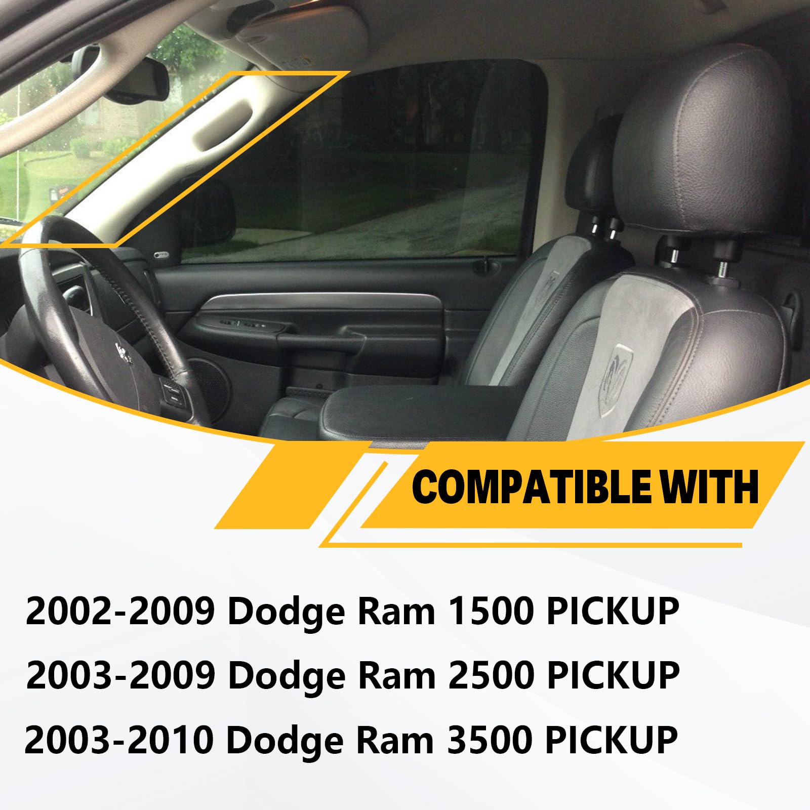 AIWGIW Left A Pillar Grab Handle Compatible with 2002-2010 Dodge Ram Pickup Replacement for 1TE74TL2AA 5GR28TL2AE Drive Side Grab Handle Windshield Post Trim Molding