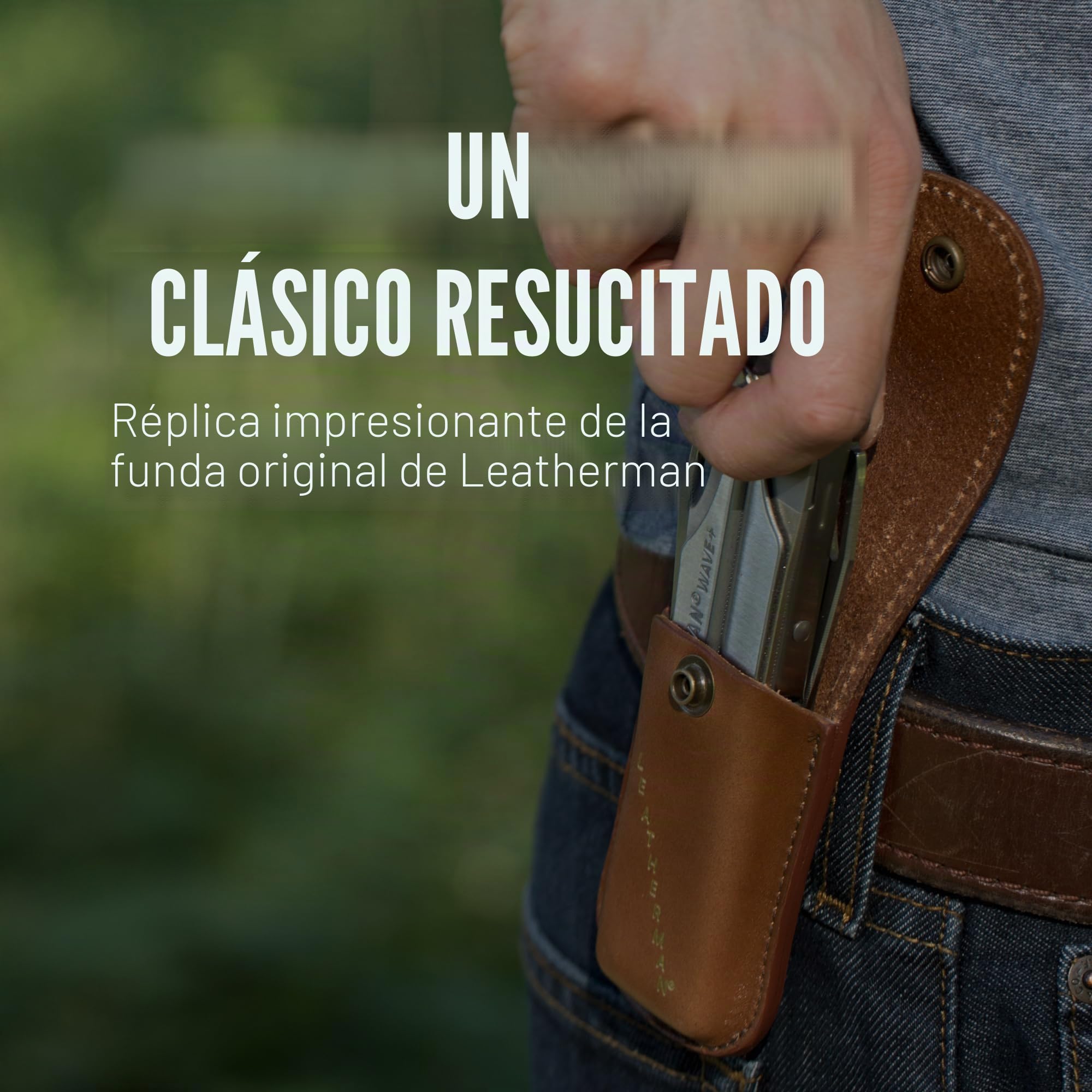 Leatherman ARC Multiherramienta 20 en 1 con Funda Heritage de Cuero y Kit de Puntas (42) - Cuchilla MagnaCut y Tecnología FREE