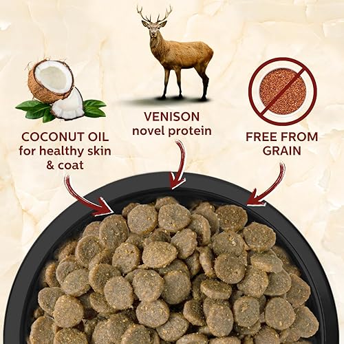 Miniatura 3 de Addiction Viva Venison - Alimento seco para gatos sin granos, receta con alto contenido de proteínas, hecha en Nueva Zelanda, 4 libras, 2 paquetes