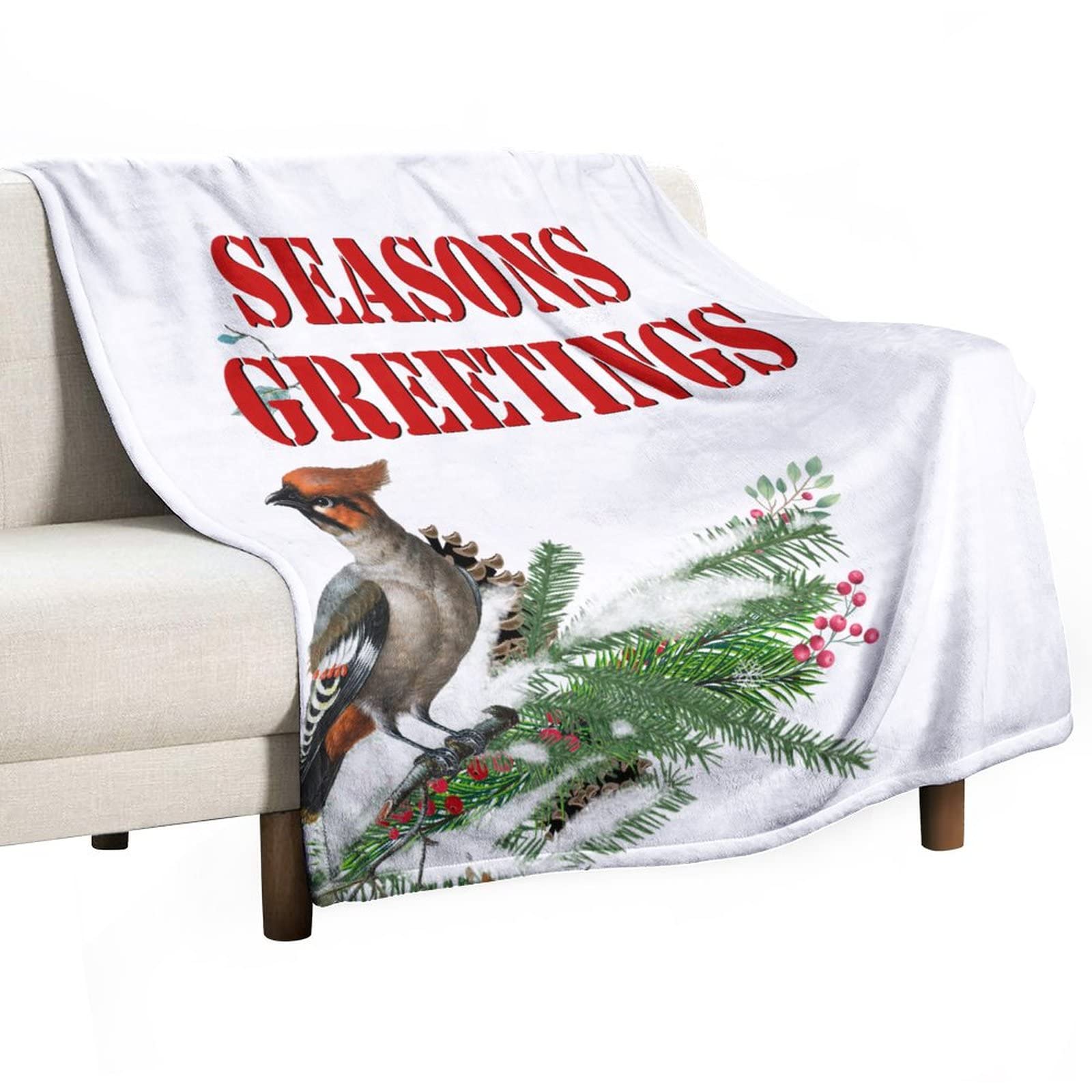 Plaid de Noël pour canapé et lit : l'ambiance cocooning en couple