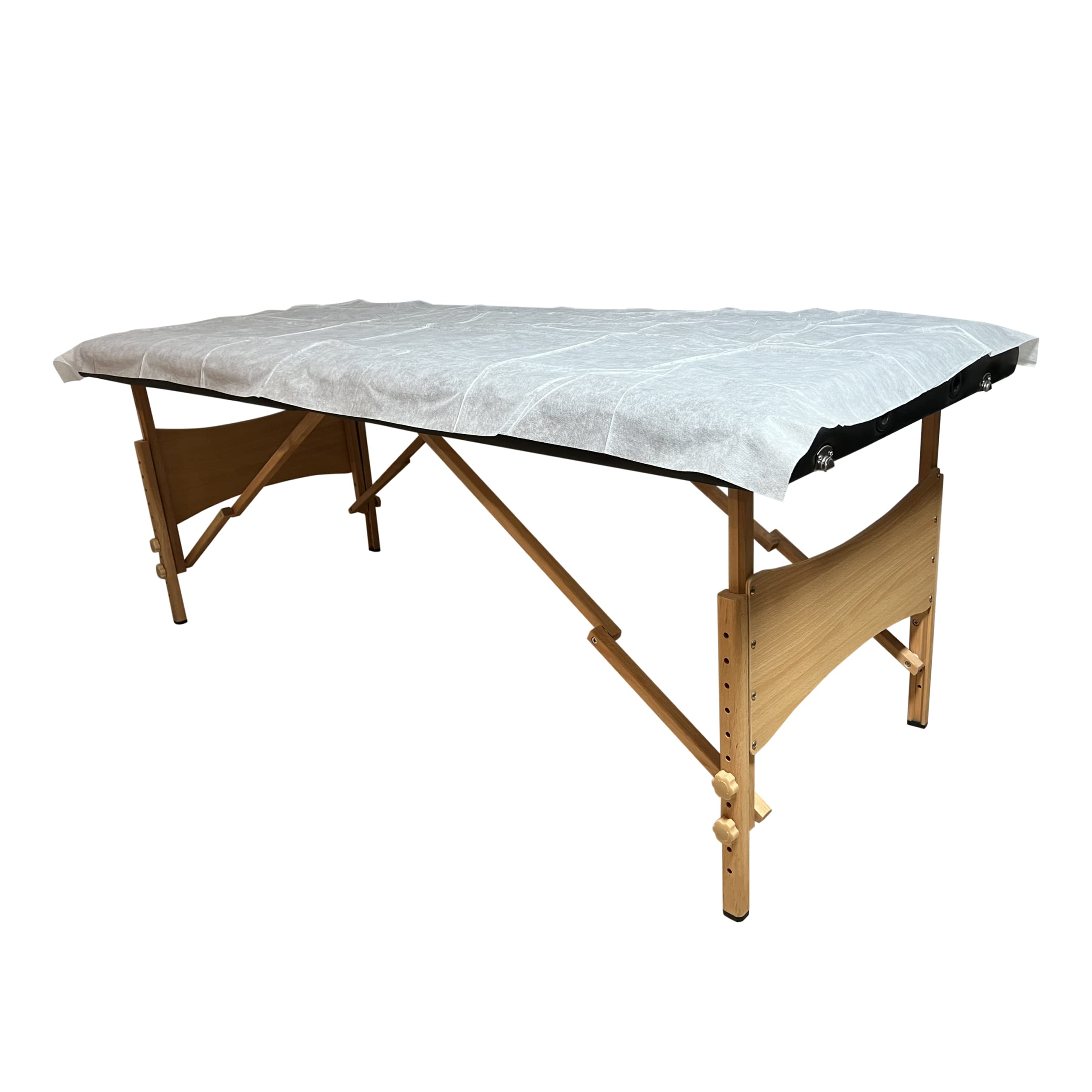 Sábana Desechable No Ajustable TNT 80x200 cm Resistente a Líquidos 100 uds | Sabana Desechable Camilla Masaje SMS Ideal para Proteger la Camilla 100% Reciclable