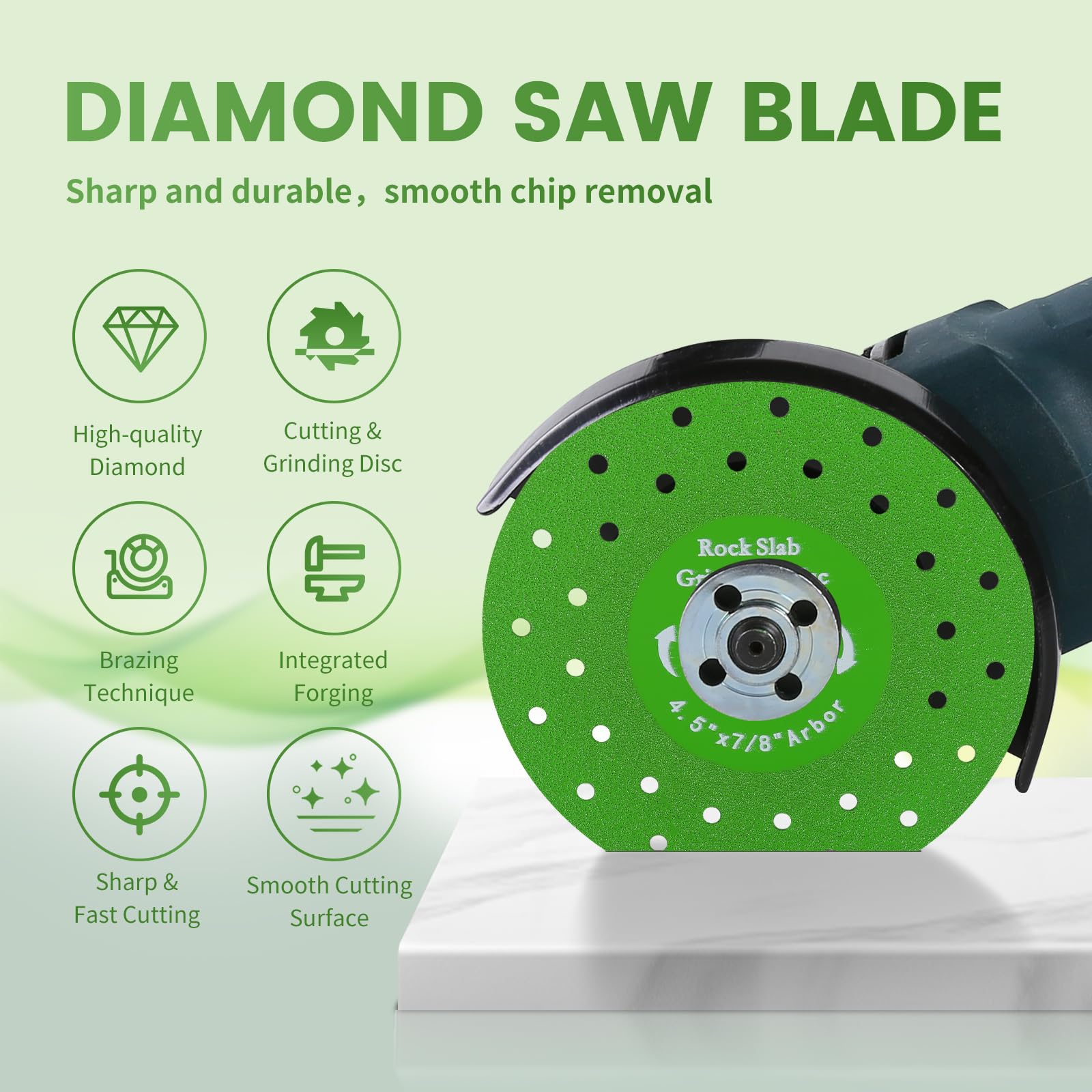 Rock Slab Grinding Discs - 3 Pcs for Angle Grinder -2