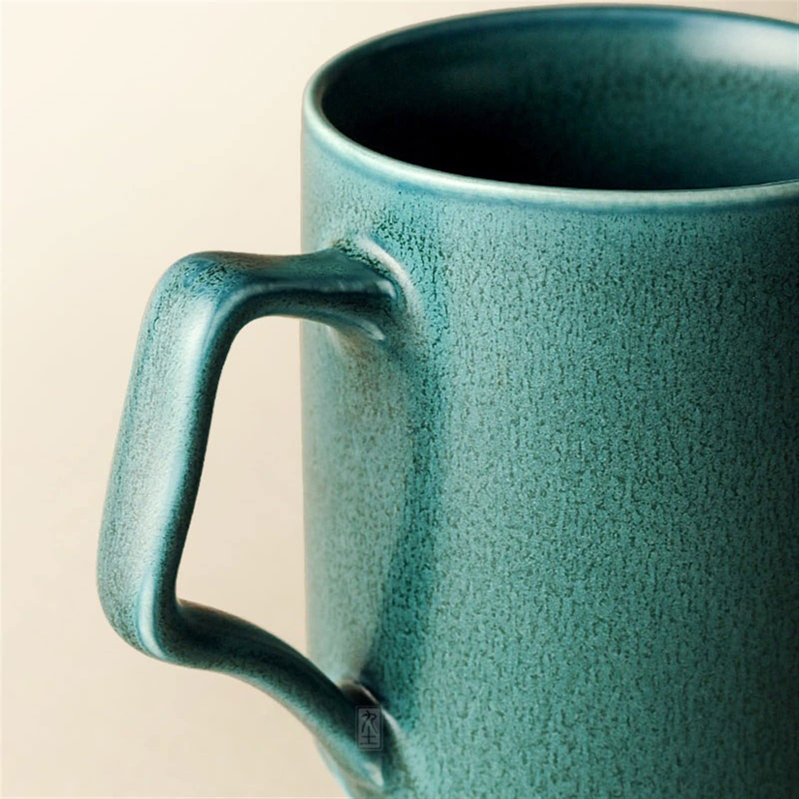Becher 370ML Vintage Kaffeetasse Handgemachte Tasse Haushalt Keramik Trinkbecher Persönlichkeit Paar Tasse Kaffeetasse (Farbe: Grau)