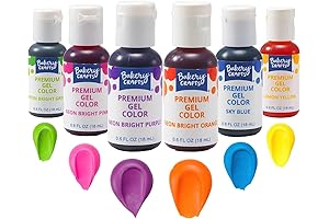 Wilton Premium Gel Neon Food Color Set: Vibrant Hues for Culinary Masterpieces