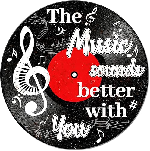 GLOBLELAND Cartel de metal redondo vintage para decoración de pared de metal para decoración de pared de hogar, cocina, cafeterías, bares, artista,