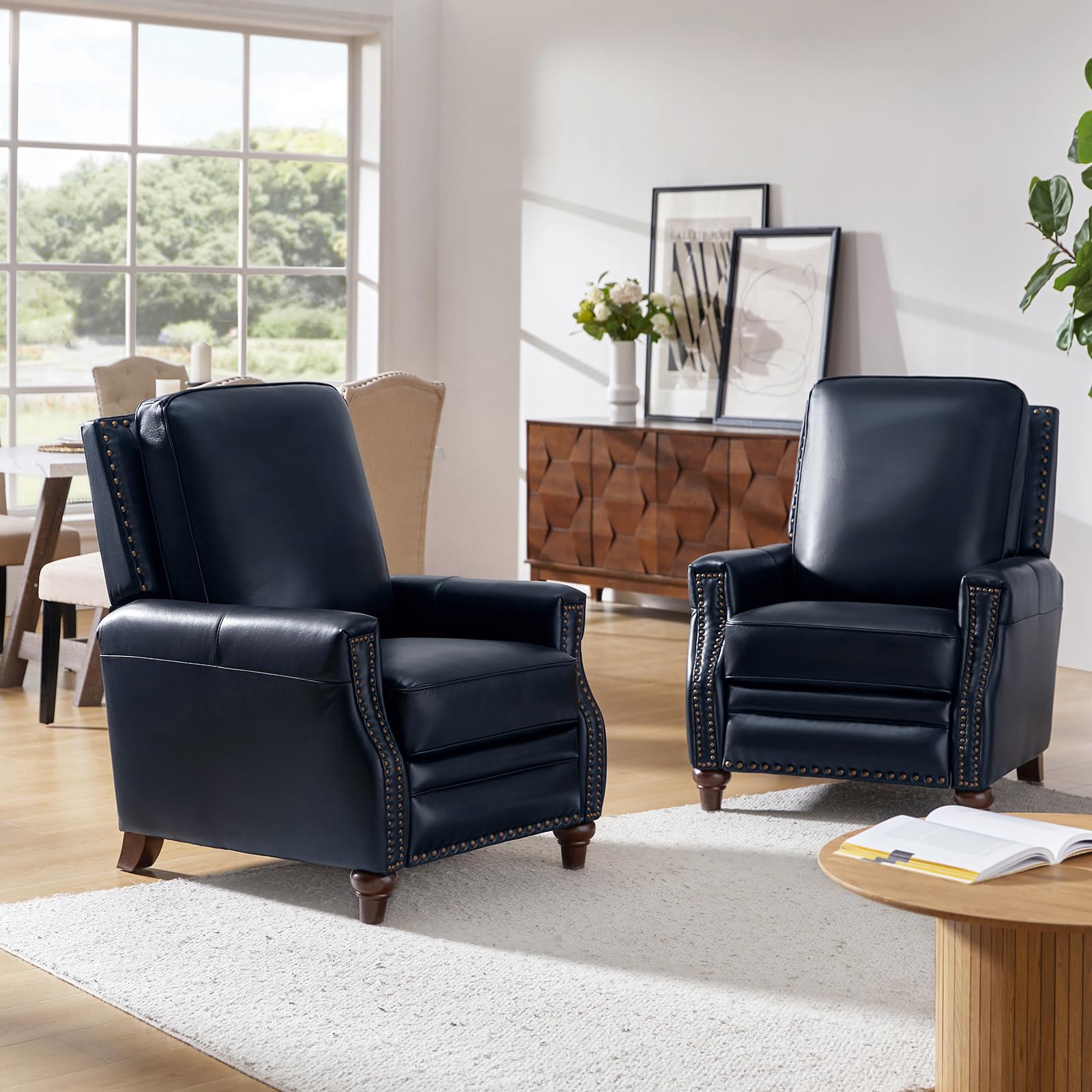HULALA HOME Genuine Leather Recliners