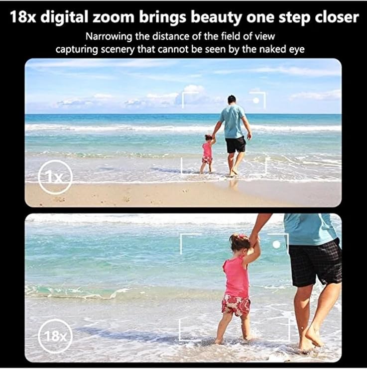 Vothoon 5K 75MP HD Dijital Kamera 18X Dijital Zoom, Flaşlı,3.0 inç Ekranlı Digital Fotoğraf Makinesi