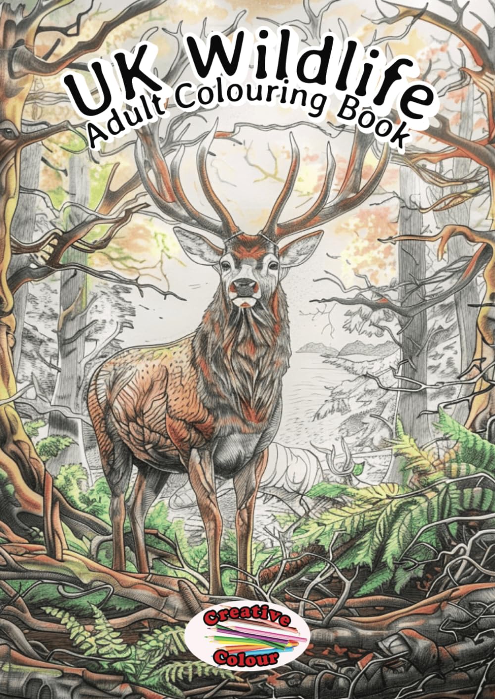 UK Wildlife: Adult Colouring Book