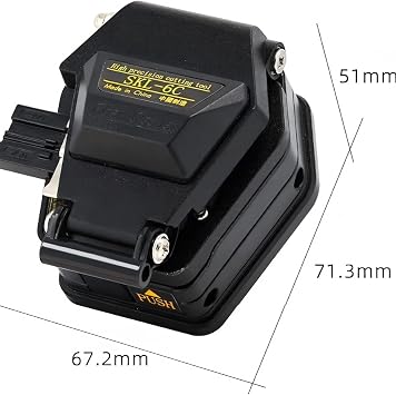 High Precision Fiber Optic Cleaver, 125um Fiber Cable Cutter for FTTH, Fion Splicing, and Fiber Optic Projects