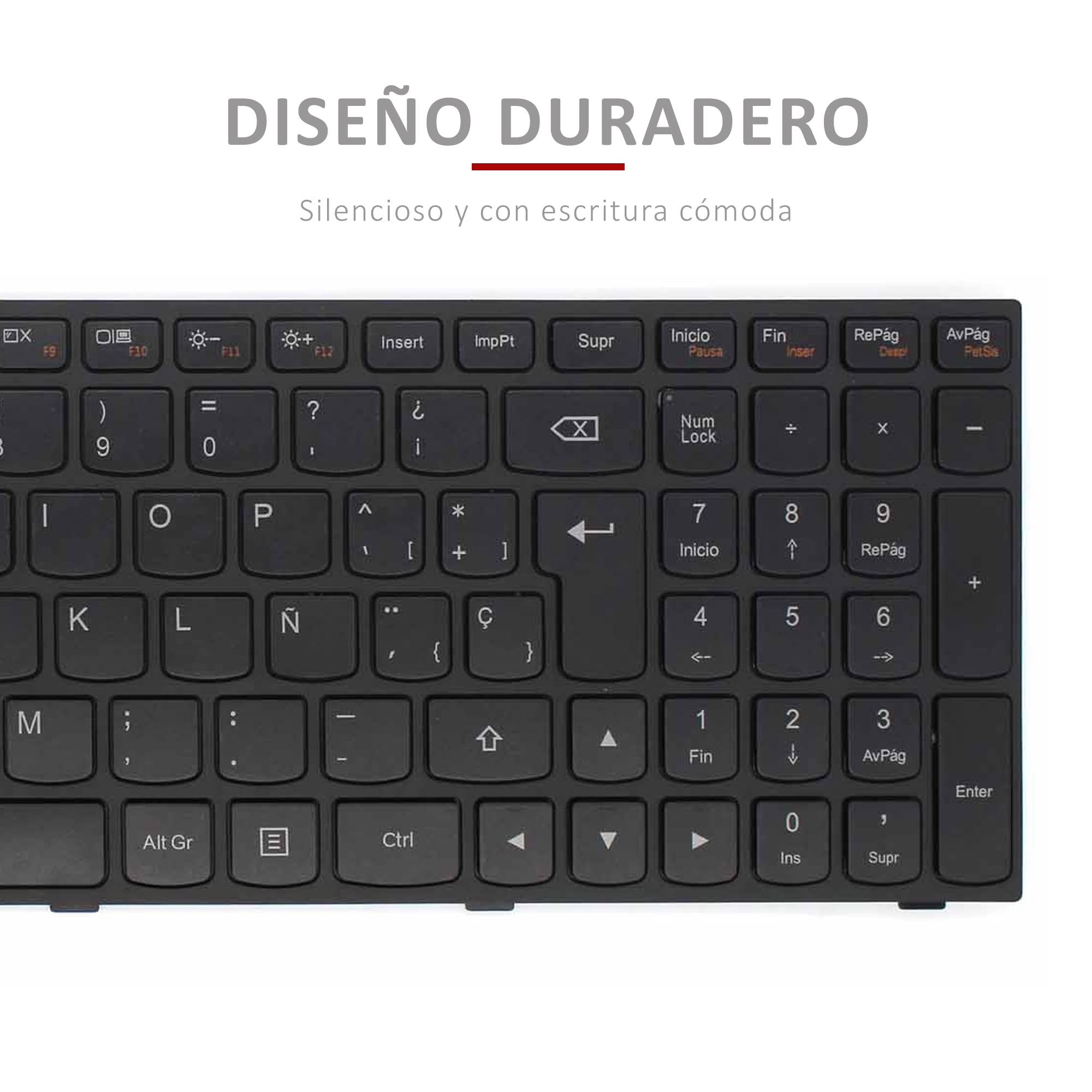 PORTATIL MOVIL - Teclado Compatible con Lenovo Z50-70 (Model 20354) T6G1-SPA MP-13Q1 25215223