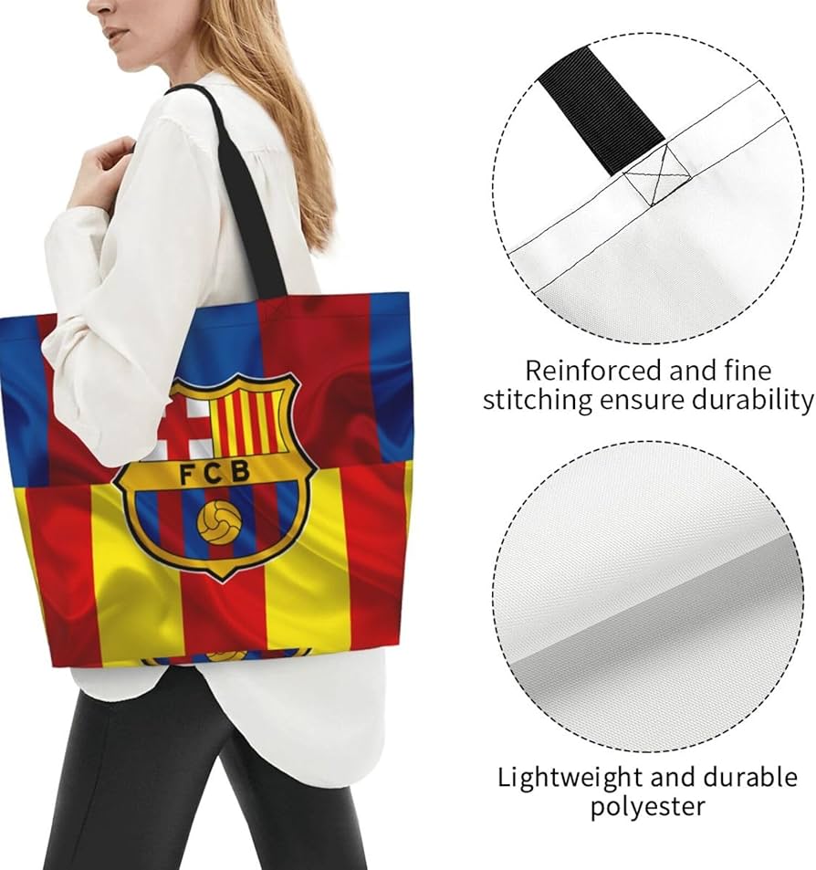 Amazon.co.jp: トートバッグ FCバルセロナ ショッピングバッグ エコ