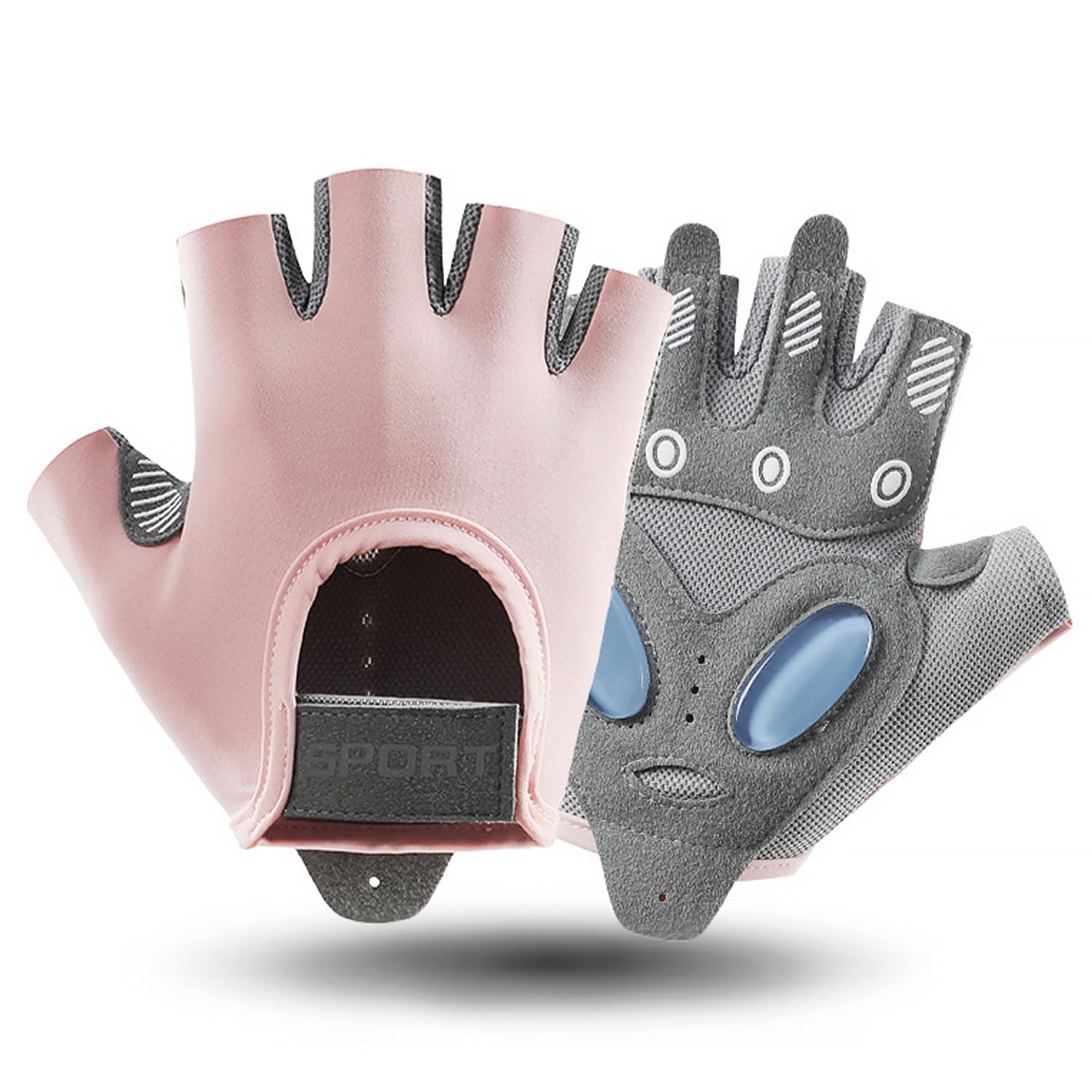 Guanti da allenamento da donna Guanti da palestra Guanti senza dita per sollevamento pesi Guanti da fitness leggeri traspiranti Guanti sportivi per ciclismo Esercizio Allenamento Arrampicata