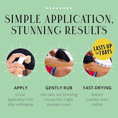 Miniatura 5 de Skinerals Onyx Tanner Mousse - Natural y orgánica - Espuma autobronceadora, bronceador sin sol, mousse autobronceador natural, espuma