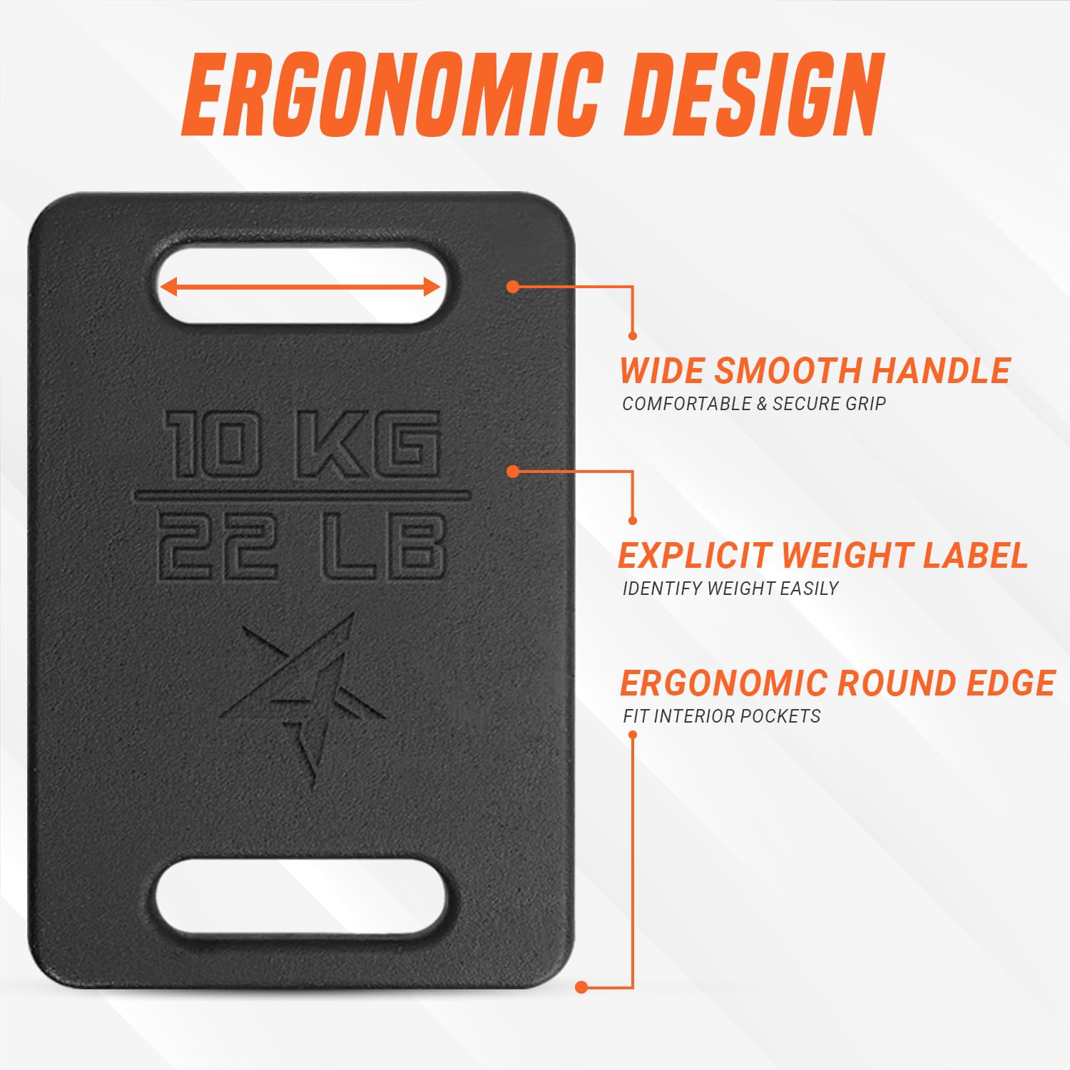 Plaque De Poids Ruck 30LBS – Acier Revêtu – Fitness & Force – Fabriqué USA