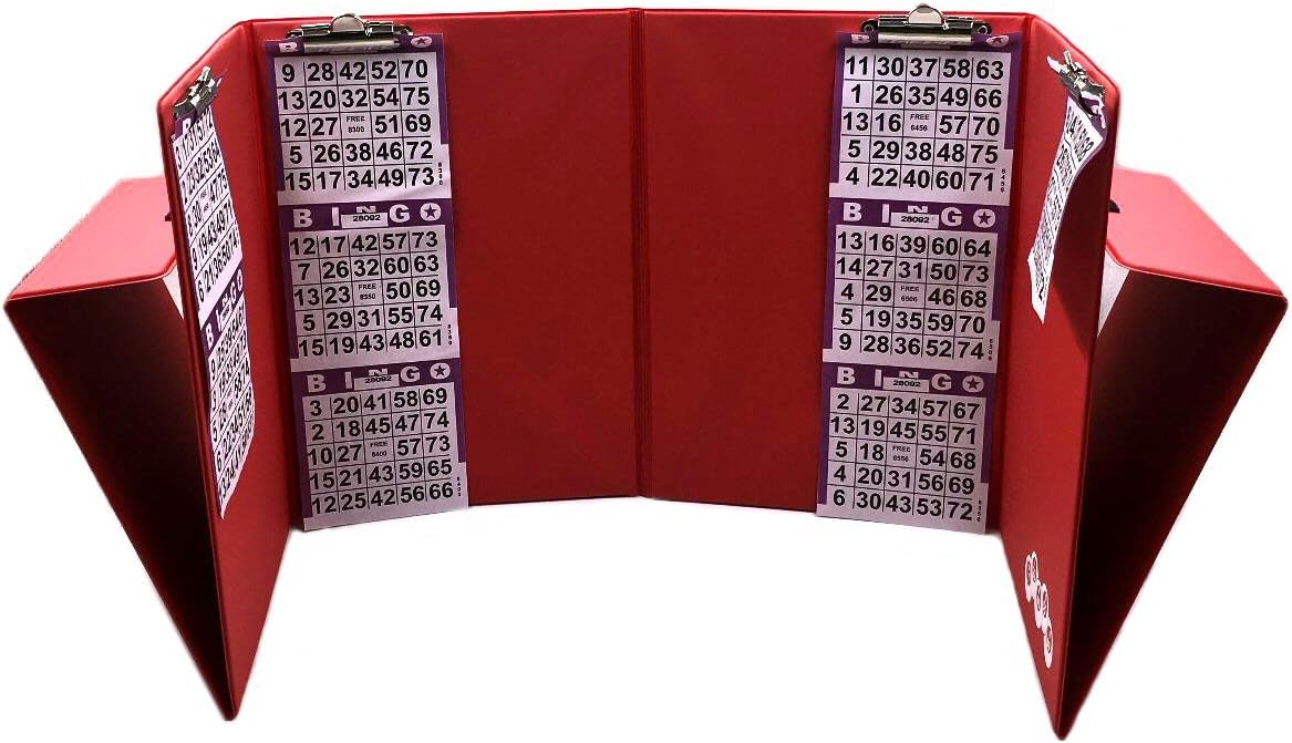 Tapp Collections Foldable Bingo Card Mat Red Toys & Games