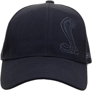 Black Tonal Shelby Snake Cap Hat | Officially Licensed Shelby® Product | Adjustable, One-Size Fits All