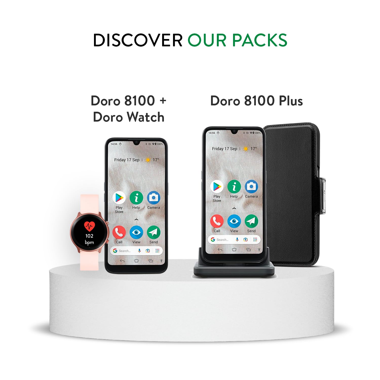 Doro 8100 Plus, 32GB 2GB RAM, Graphite