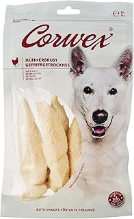 Corwex Chicken Breast, Freeze-Dried (50 g), Whole Pieces, Grain-Free & Low Fat, Freeze-Dried Dog Snack with 100% Chicken Meat product image