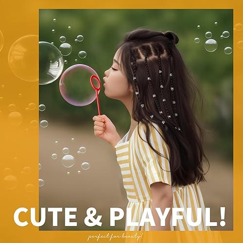 Miniatura 6 de Teenitor - Bandas elásticas transparentes para el cabello, caja con 2000 unidades, 5/64 pulgadas (2 mm) de ancho y 1 3/16 pulgadas (30 mm) de largo