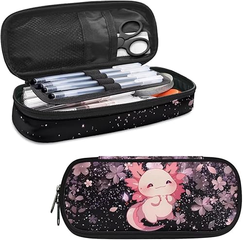 Miniatura 31 de Estuche para lápices con estampado de huellas de perro, bolsa de lápices de gran capacidad, estuche para lápices, estuche de almacenamiento