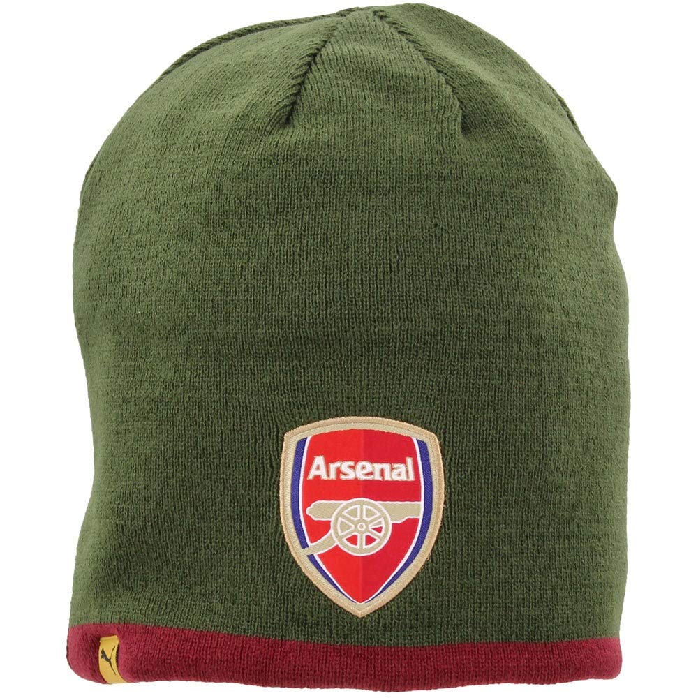 PUMA Mens Arsenal Training Cap One Size, Pomegranate/Forest Night