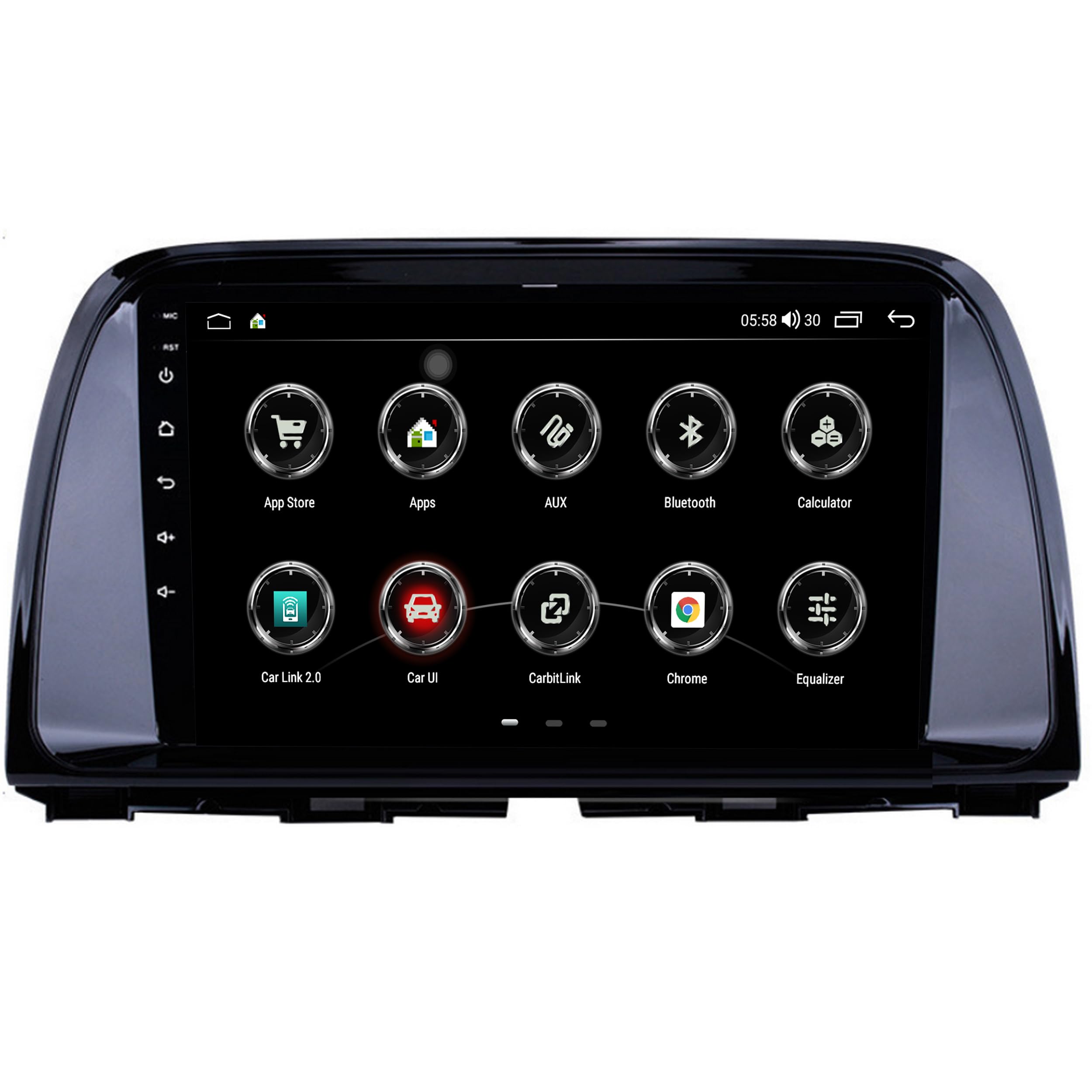 Kompatybilny z: Mazda CX-5 KE 11-17 9" Touch Android Display GPS Navi CarPlay Android Auto