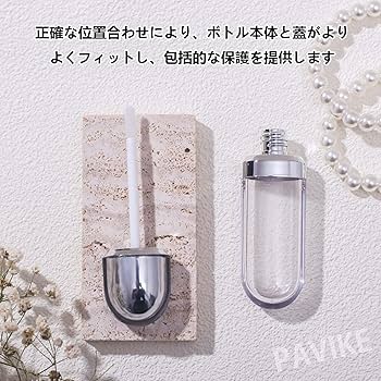 Amazon.co.jp: リップグロスチューブ リップクリーム容器 (6個