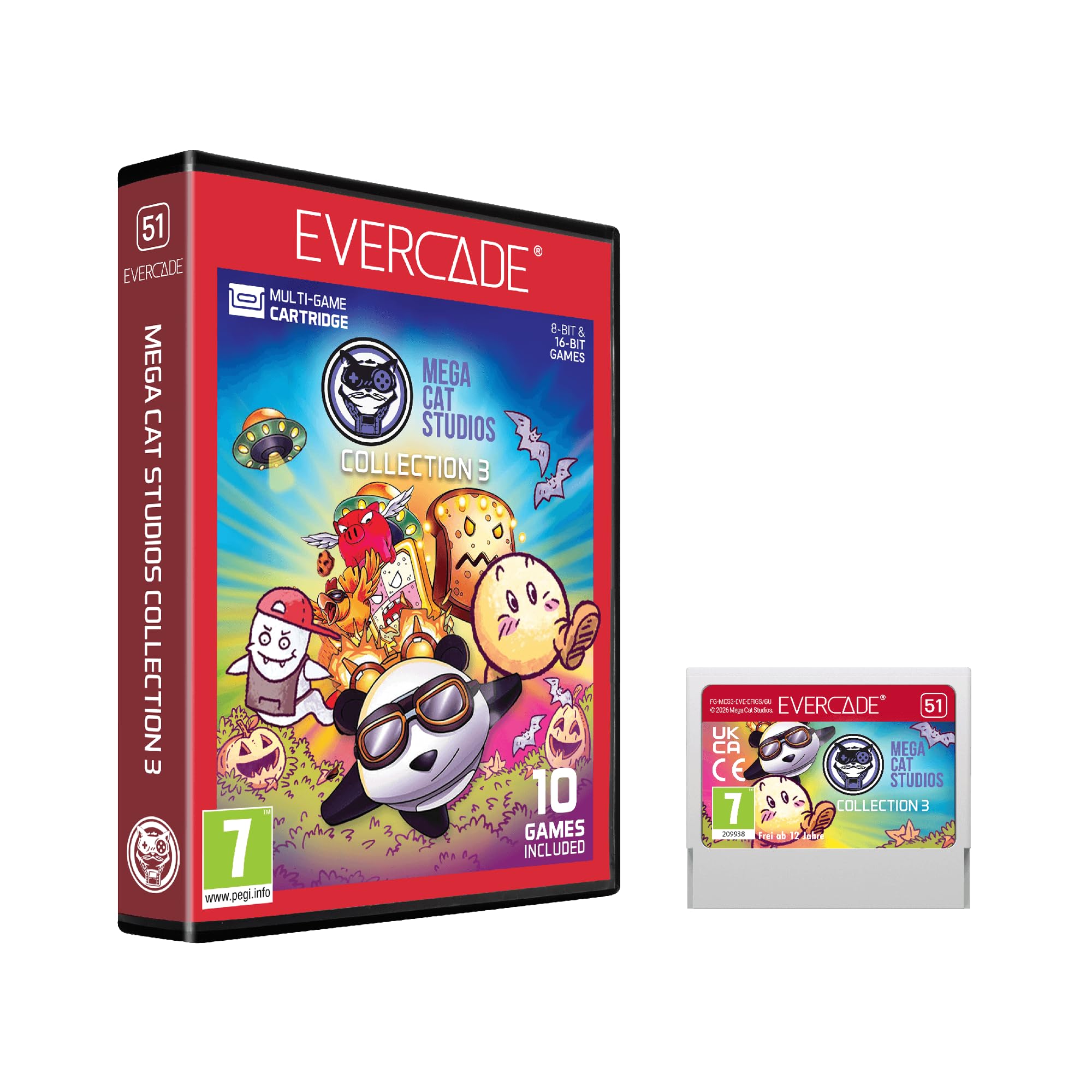 Evercade Mega Cat Studios Collection 3 Cartridge 51 - Brand New