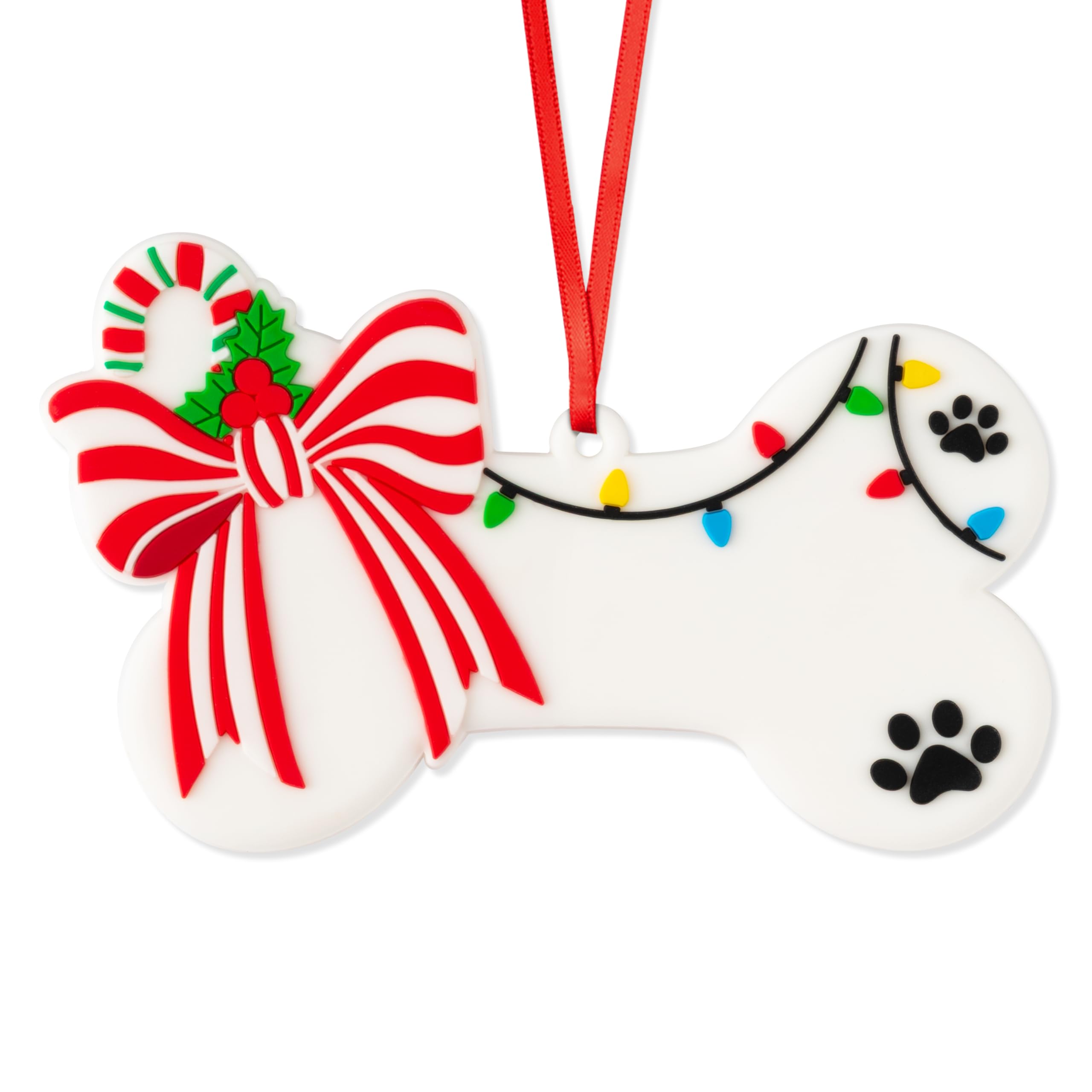 Os de chien de Noël personnalisé pendentif pour amoureux des animaux