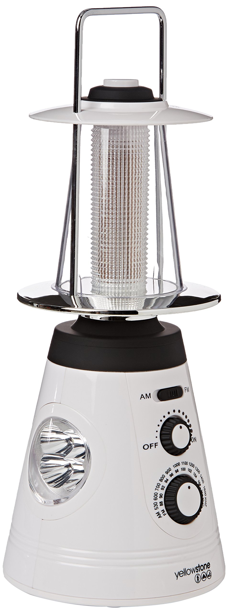 Yellowstone 20 LED Lantern with Radio - Multi-Colour