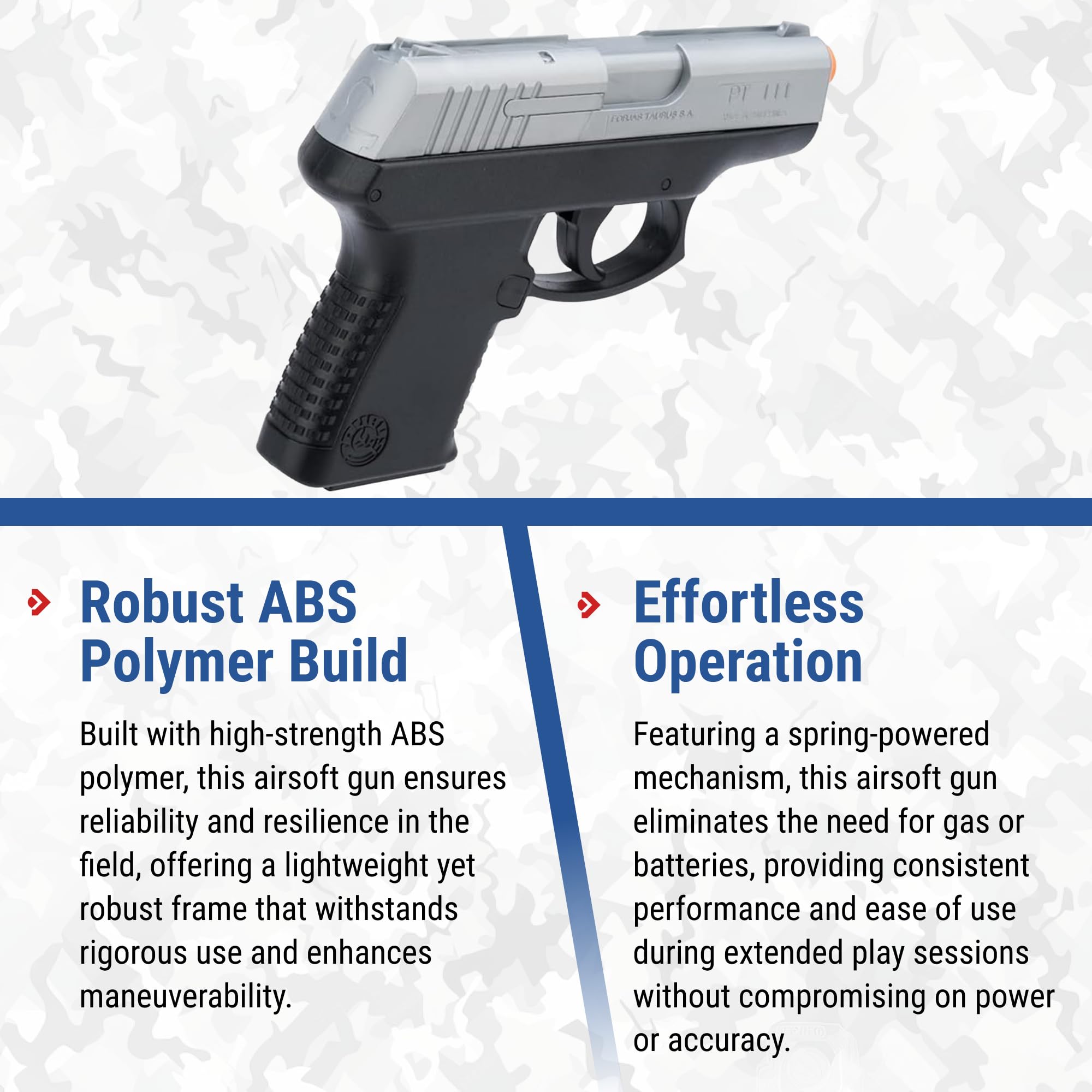 Amazon.com : AirSoft Swiss Arms Millennium PT 111 Spring Powered