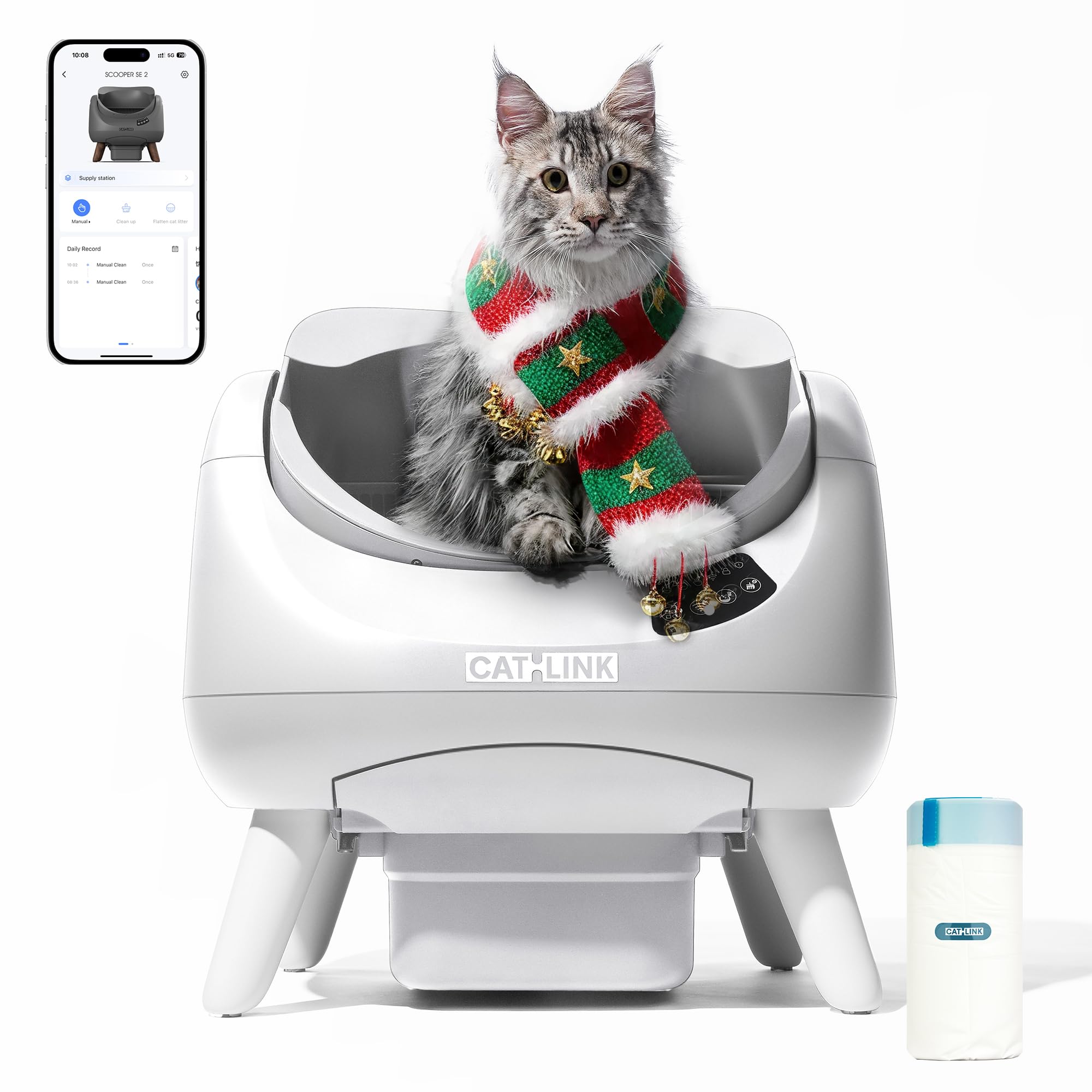  Selbstreinigende Katzentoilette Katzenklo - 