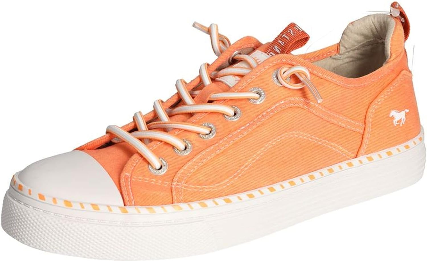 Mustang - Veterboots voor vrouwen - Cognac