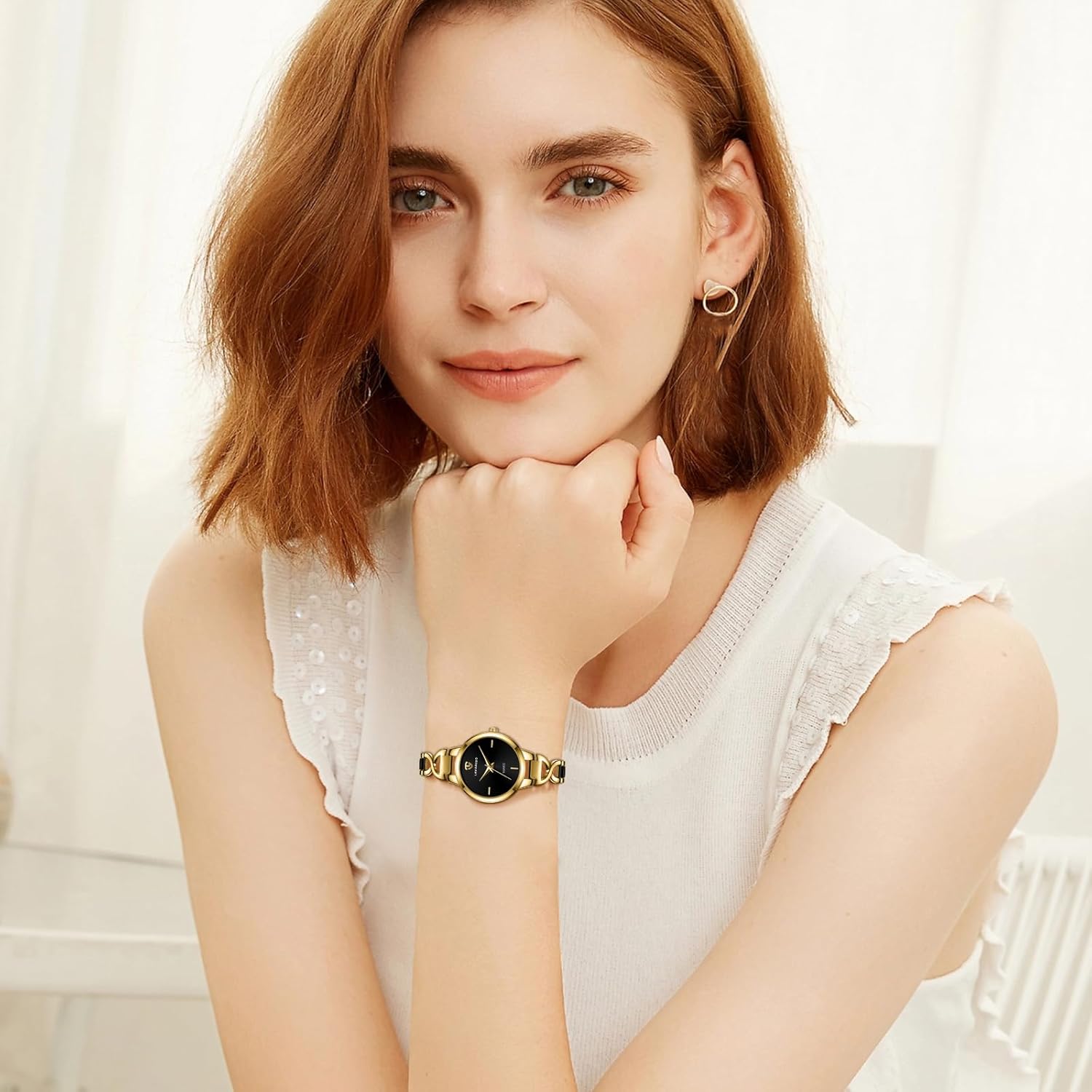 BEN NEVIS Gold Watches for Women Elegant Classic Minimalist Watch with Fashion Bracelet Luxury Birthday Gifts - Image 3