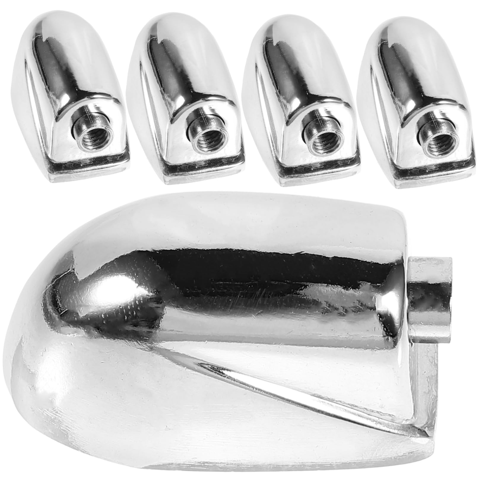 VICASKY 15stücke Teiliges Set Snare Drum Lug Hook Connector Einfache Installation Langlebige Ersatzteile Für Snaredrum Kompatibel Mit Bassdrums Und Snaredrums Silberfarben